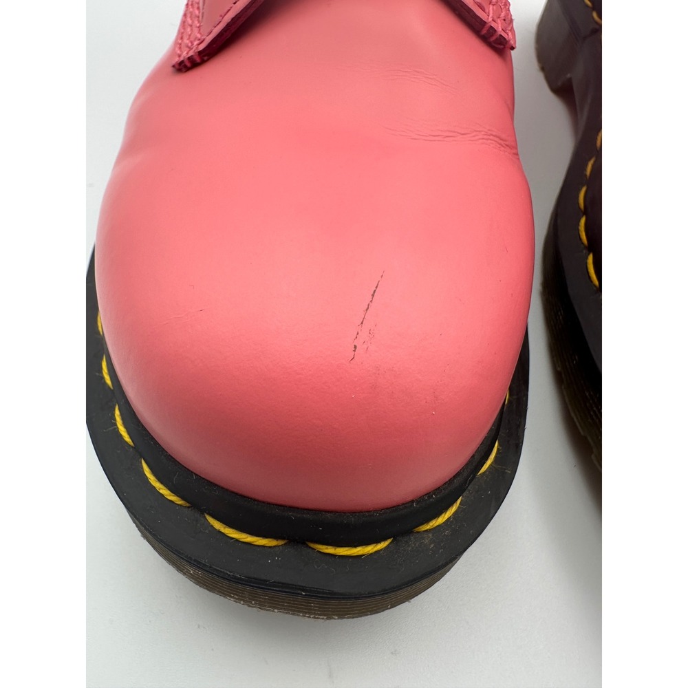 Dr Martens 1460‎ Acid Pink Smooth Leather Lace Up Combat Boots EU 39 US 8L US 7M - Picture 8 of 13